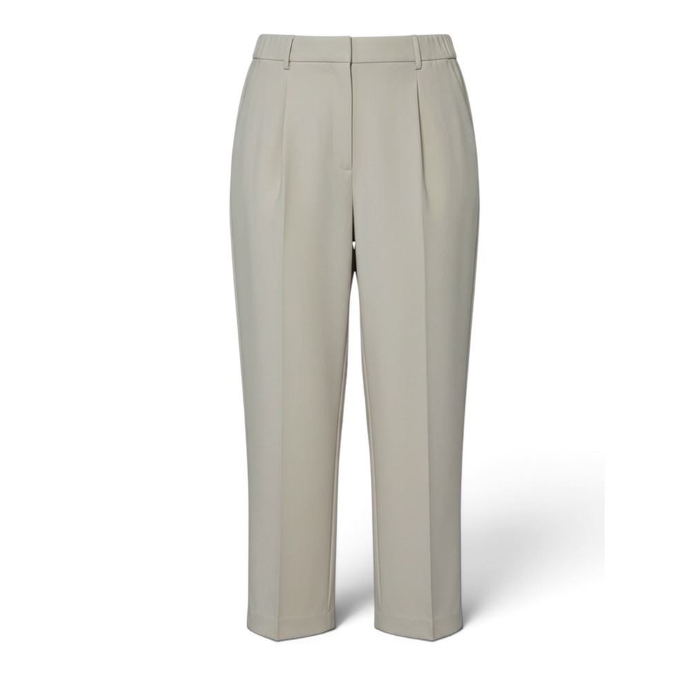 Old Navy Taylor Extra High Rise Wide Leg Trouser Lt Gray Pleated Pants 3X NEW